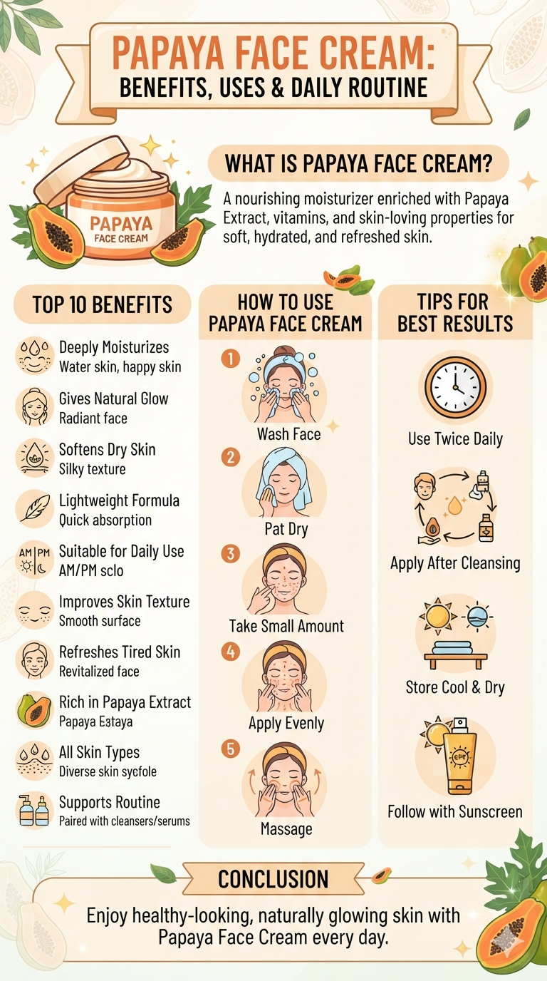 Papaya Face Cream: Benefits, Uses & Why It Should Be Part of Your Daily Skincare Routine