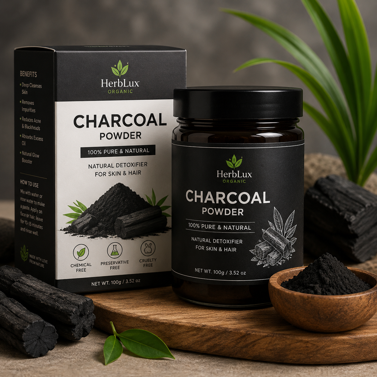 Organic Charcoal Powder 2 Organic Charcoal Powder - Image 2