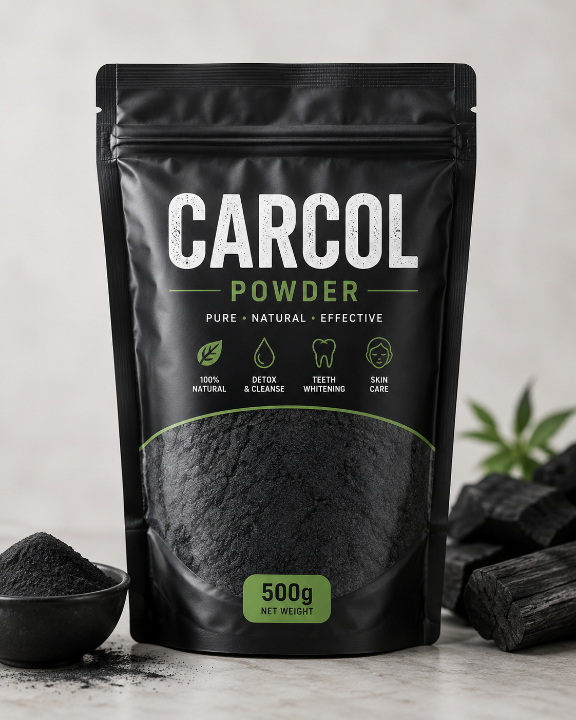 Organic Charcoal Powder 1 Organic Charcoal Powder