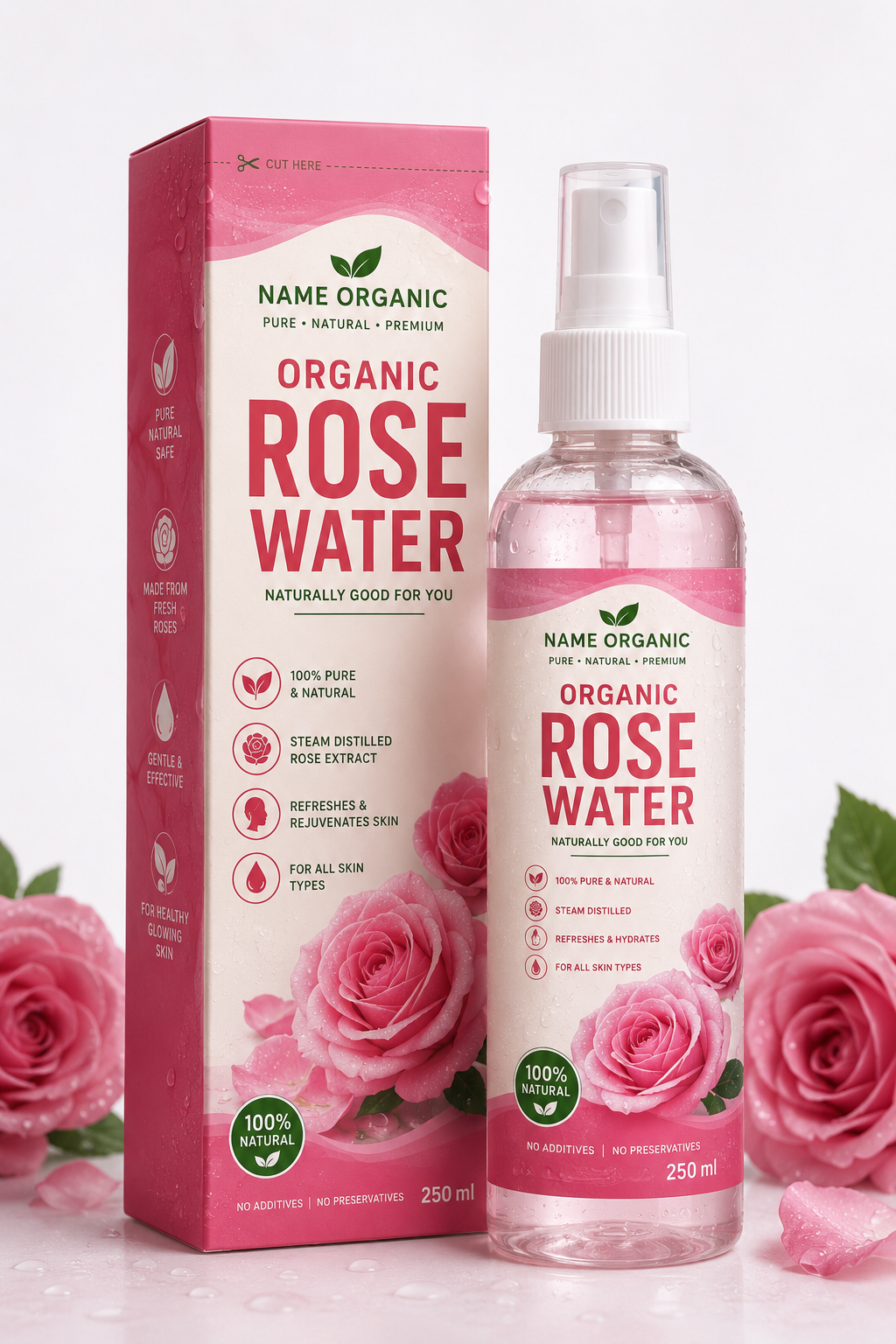 Organic Rose Water 1 Organic Rose Water